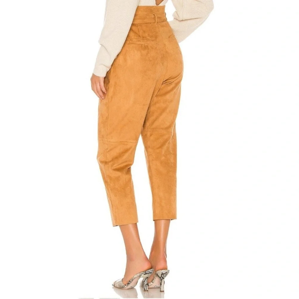 Free People Nightfall Vegan-Suede Pants Camel - Picture 11 of 12